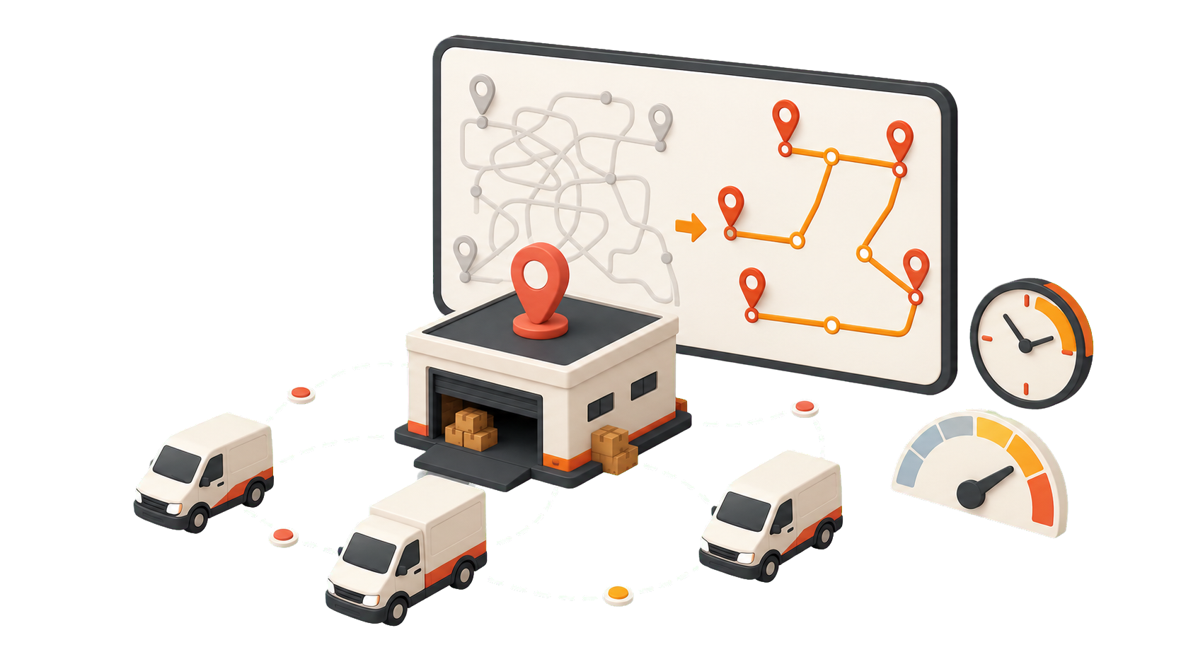 Guía de optimización de rutas de reparto para PyMEs
